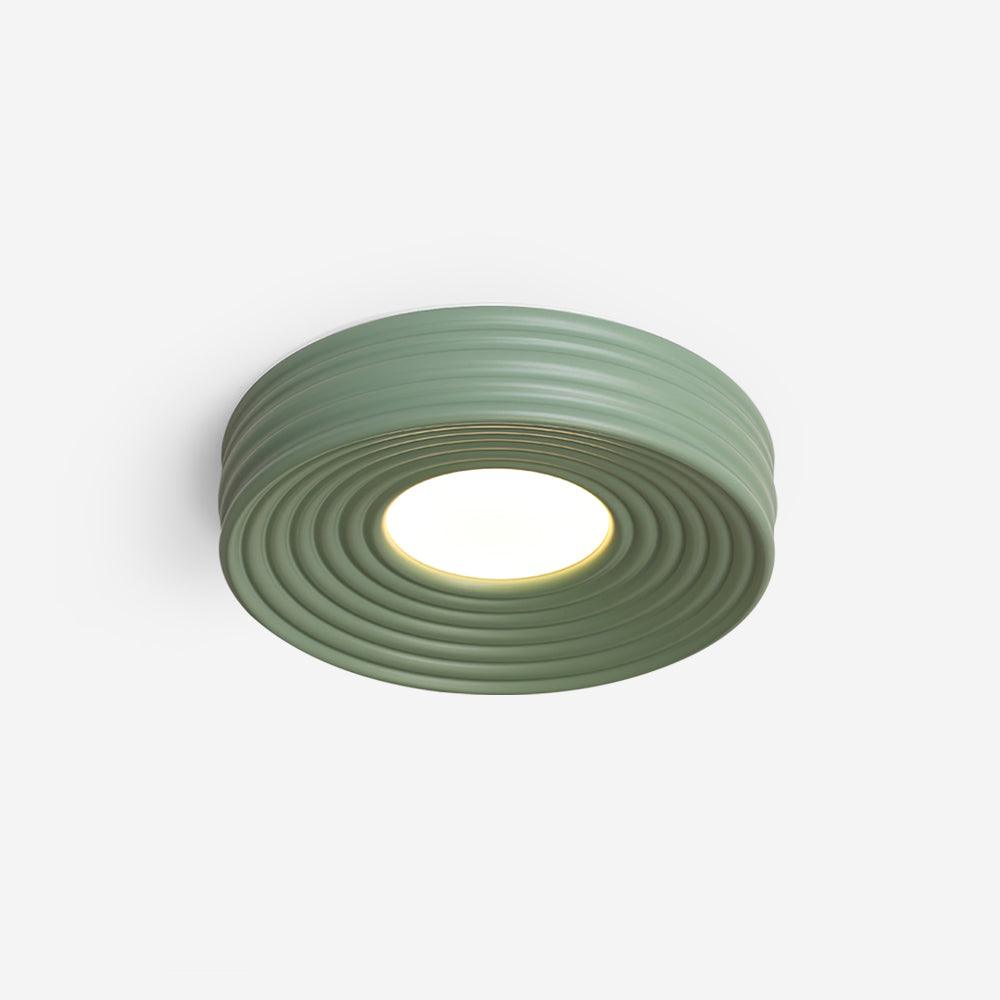 Ceiling Light Ribbed Acrylic Canopy Textured Fixture