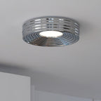 Ceiling Light Ribbed Acrylic Canopy Textured Fixture