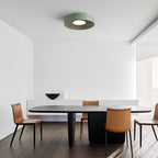 Ceiling Light Ribbed Acrylic Canopy Textured Fixture