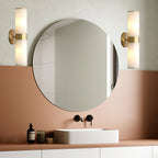Sway Modern Minimalist Vanity Alabaster Sconce Wall Lamp