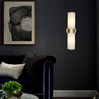 Sway Modern Minimalist Vanity Alabaster Sconce Wall Lamp