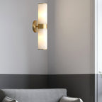 Sway Modern Minimalist Vanity Alabaster Sconce Wall Lamp
