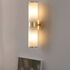 Sway Modern Minimalist Vanity Alabaster Sconce Wall Lamp