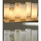 Sway Modern Minimalist Vanity Alabaster Sconce Wall Lamp