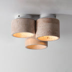 Ritta  Ceiling Light 3 head Travertine