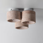 Ritta  Ceiling Light 3 head Travertine