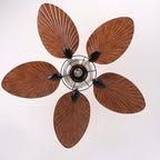 Yearn Natural Classic Walnut Acrylic Ceiling Fan Light