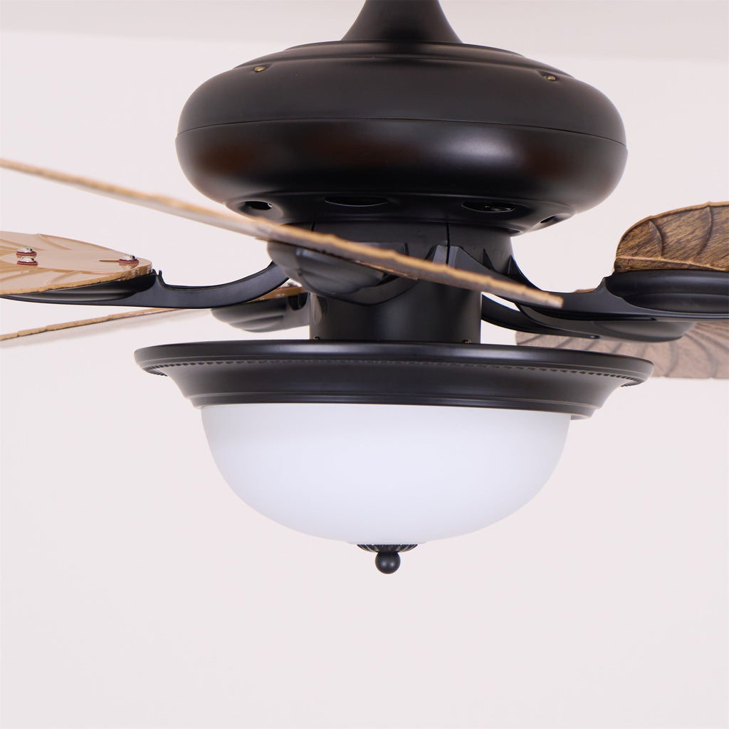 Yearn Natural Classic Walnut Acrylic Ceiling Fan Light