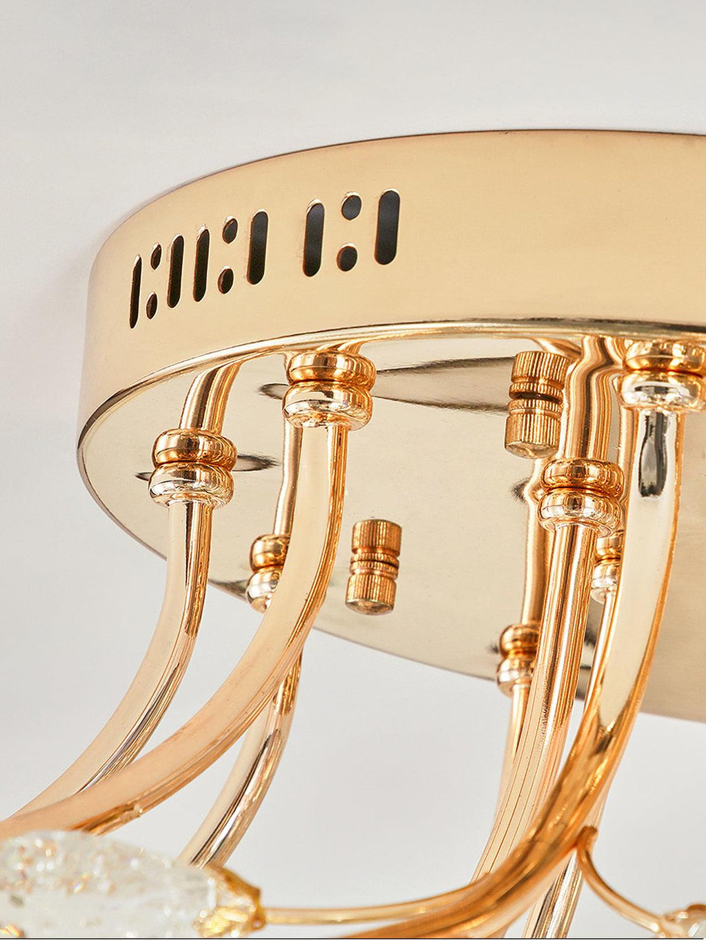 Aballs Postmodern Luxury Flower Crystal Ceiling Light