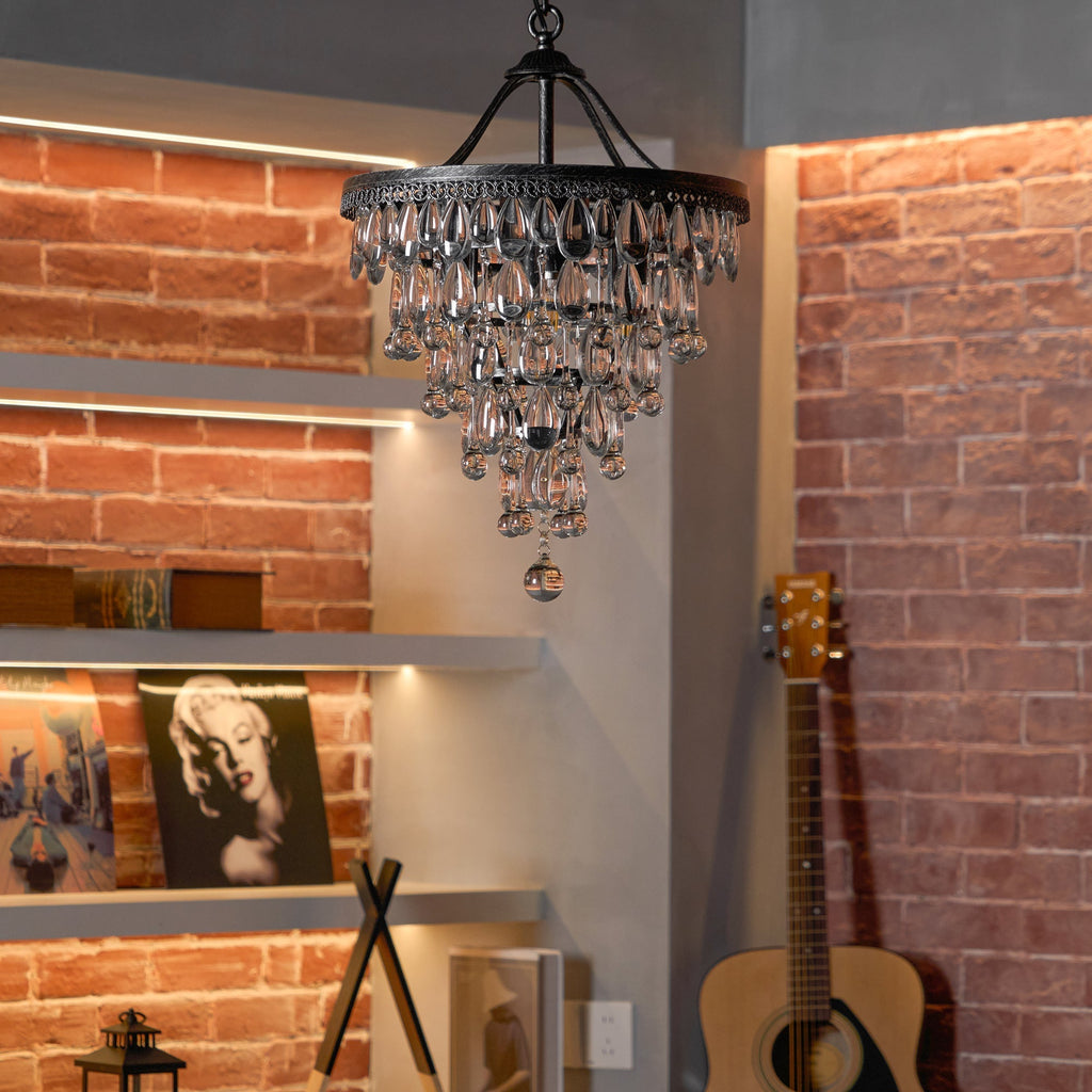 Blink Unique Inverted Pyramid Crystal Chandelier