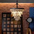 Blink Unique Inverted Pyramid Crystal Chandelier