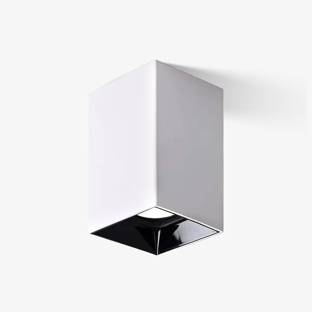 Lustra Ceiling Light Cube Square Black Spotlight