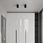 Lustra Ceiling Light Cube Square Black Spotlight