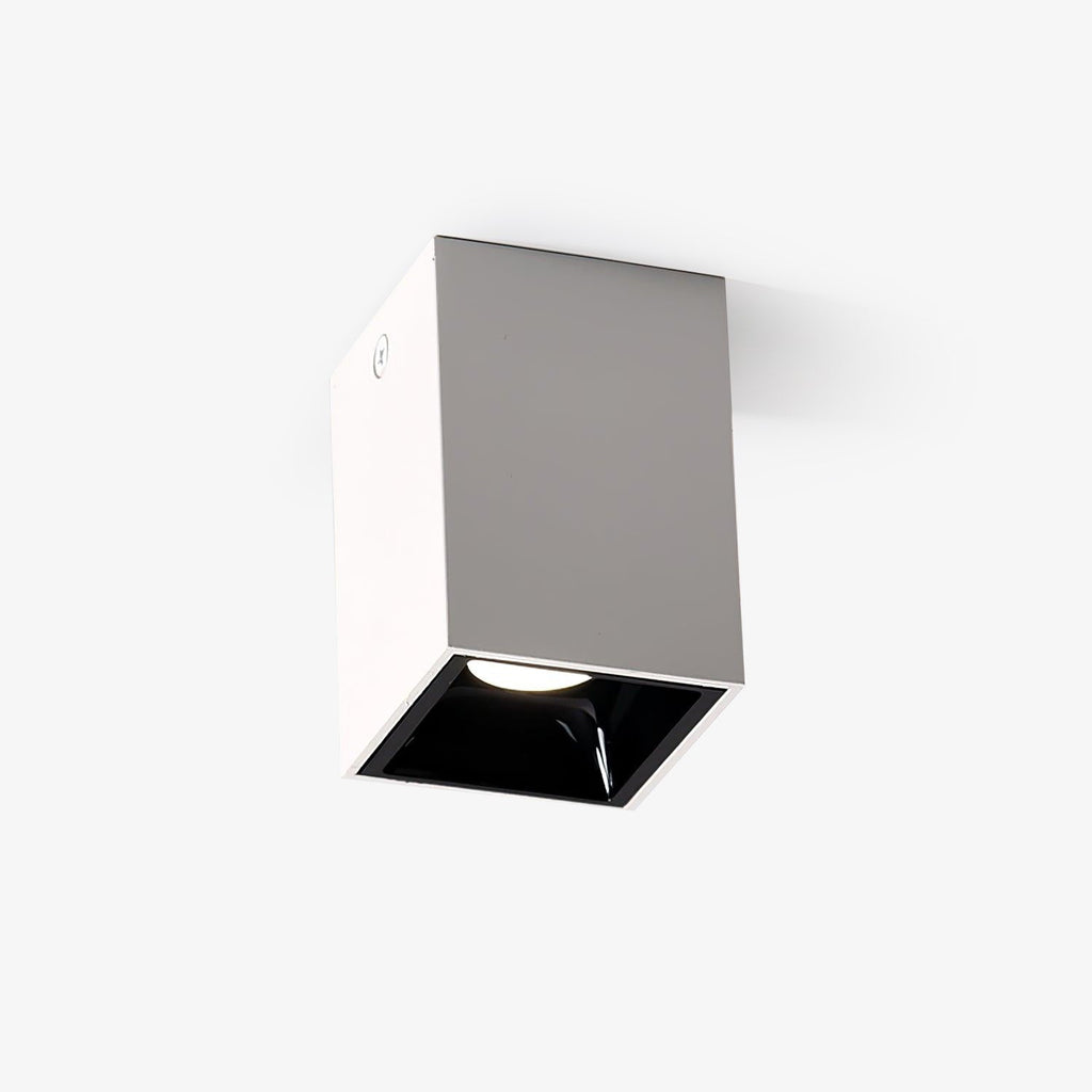 Lustra Ceiling Light Cube Square Black Spotlight