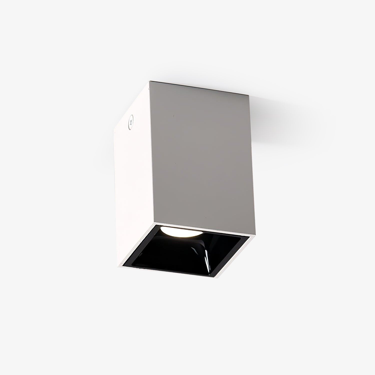 Lustra Ceiling Light Cube Square Black Spotlight