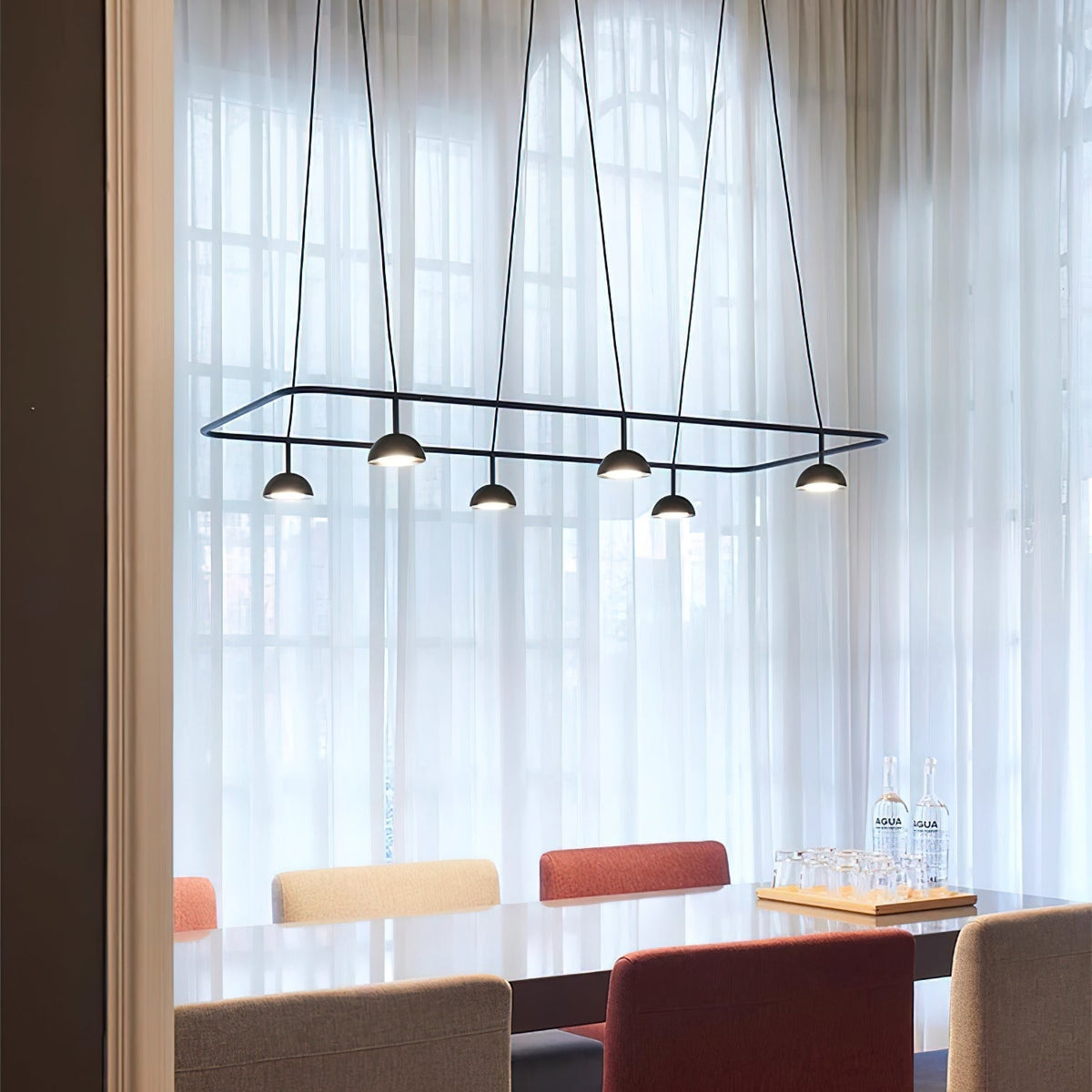 Aurora Chandelier LED Sleek