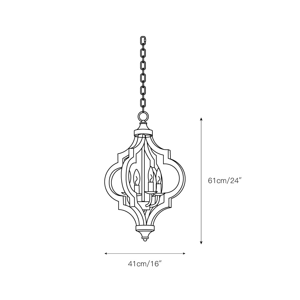 Fervor Individual Creativity Wooden Chandelier
