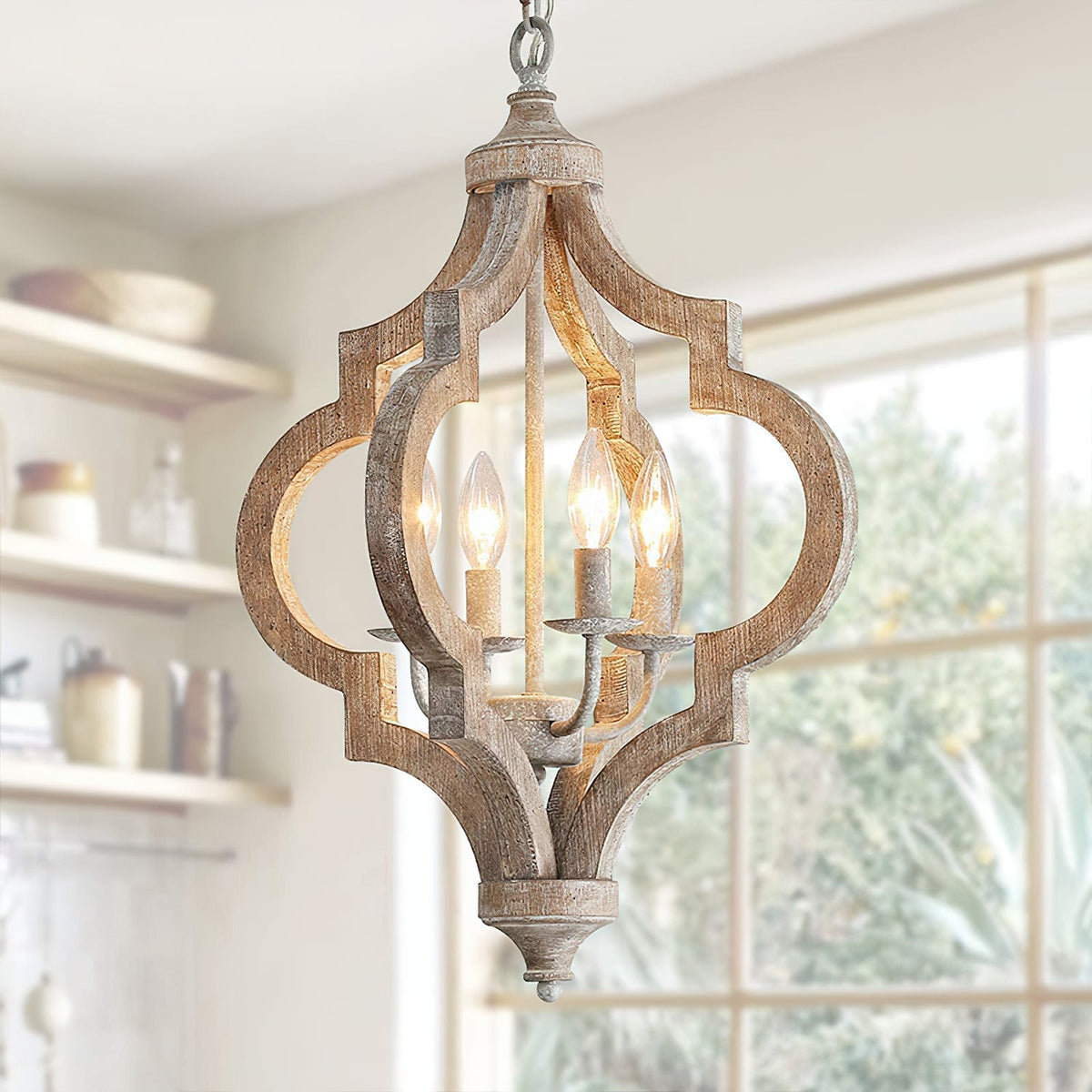 Fervor Individual Creativity Wooden Chandelier