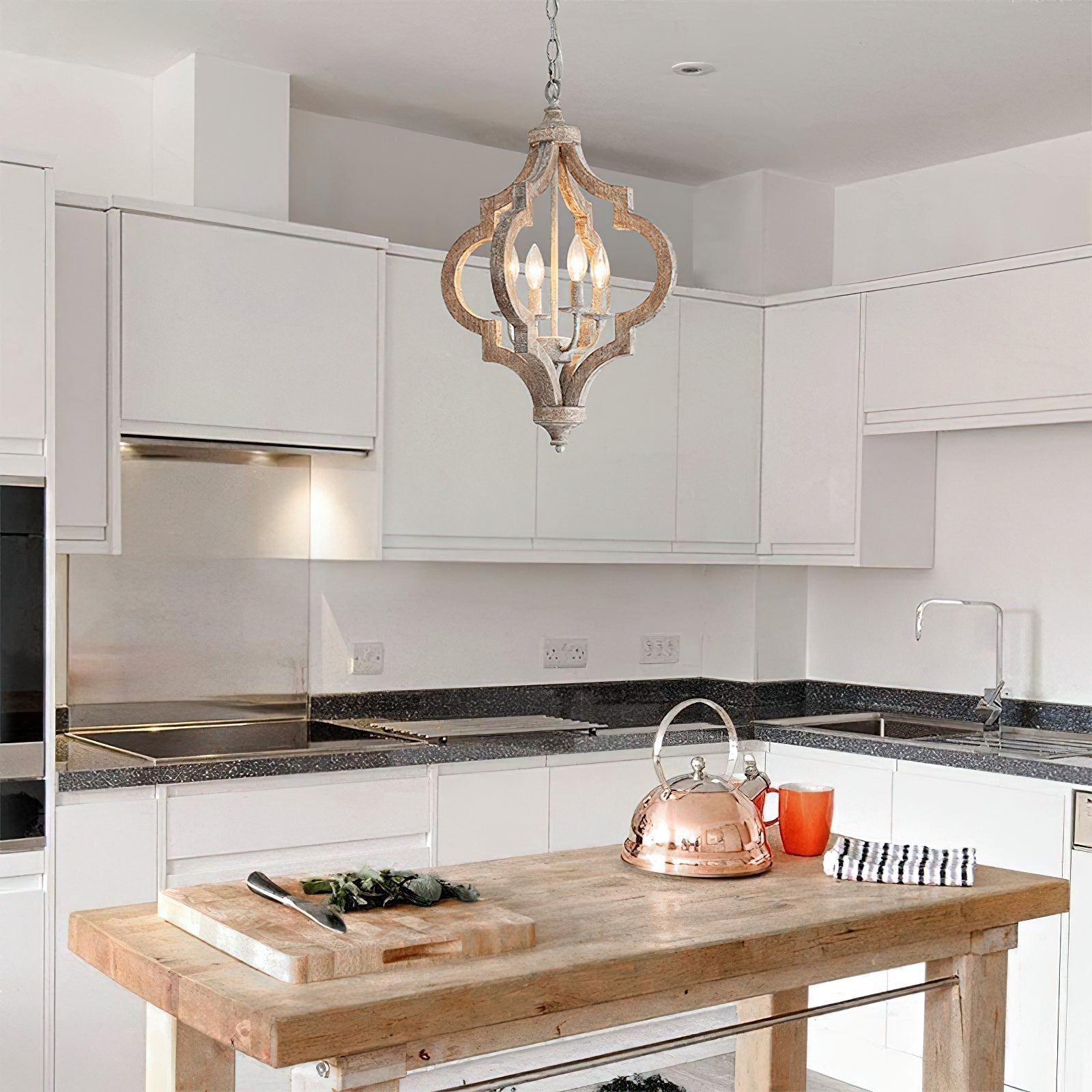 Fervor Individual Creativity Wooden Chandelier