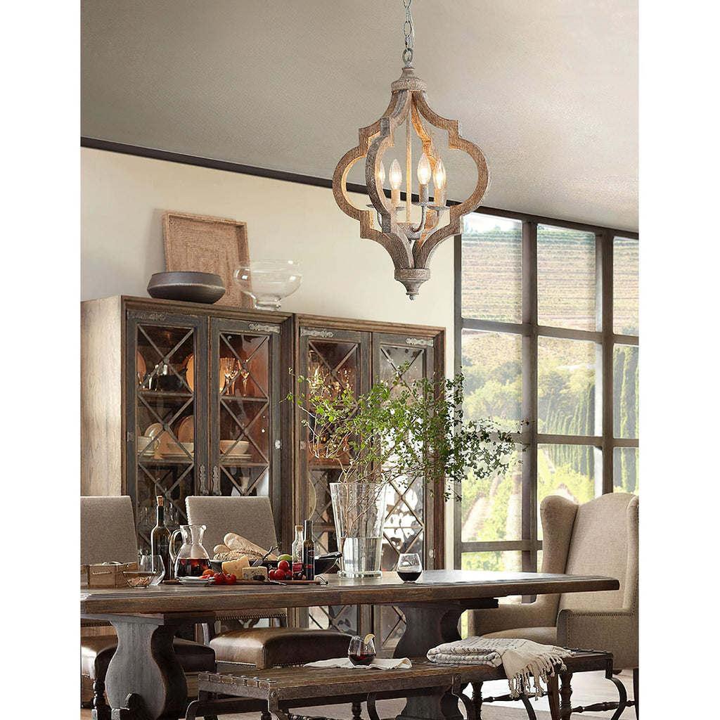 Fervor Individual Creativity Wooden Chandelier