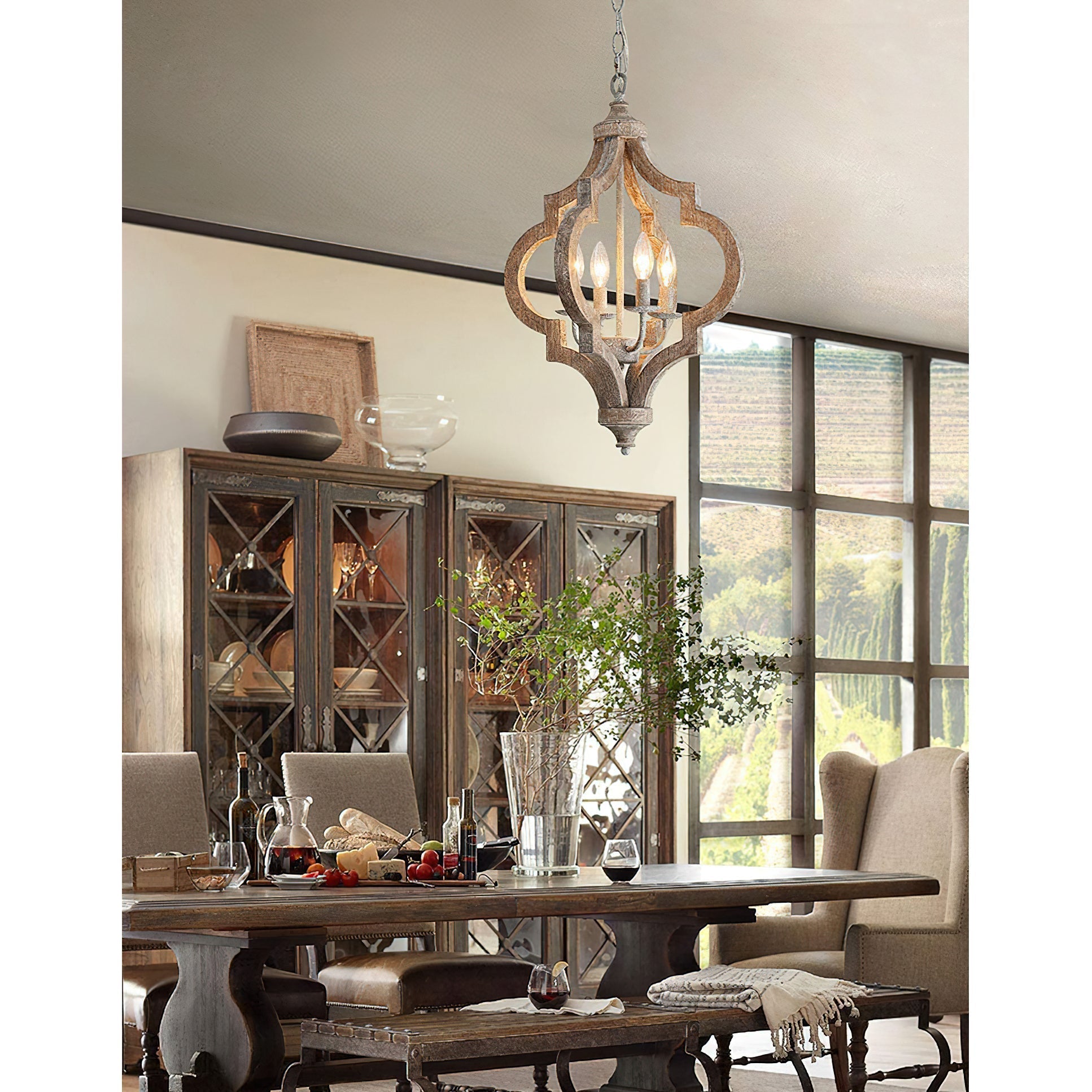 Fervor Individual Creativity Wooden Chandelier