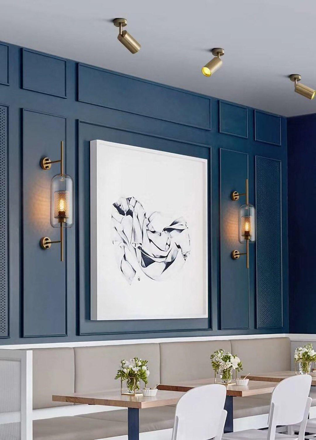 Cacaryra Modern Minimalist Brass Ceiling Lamp