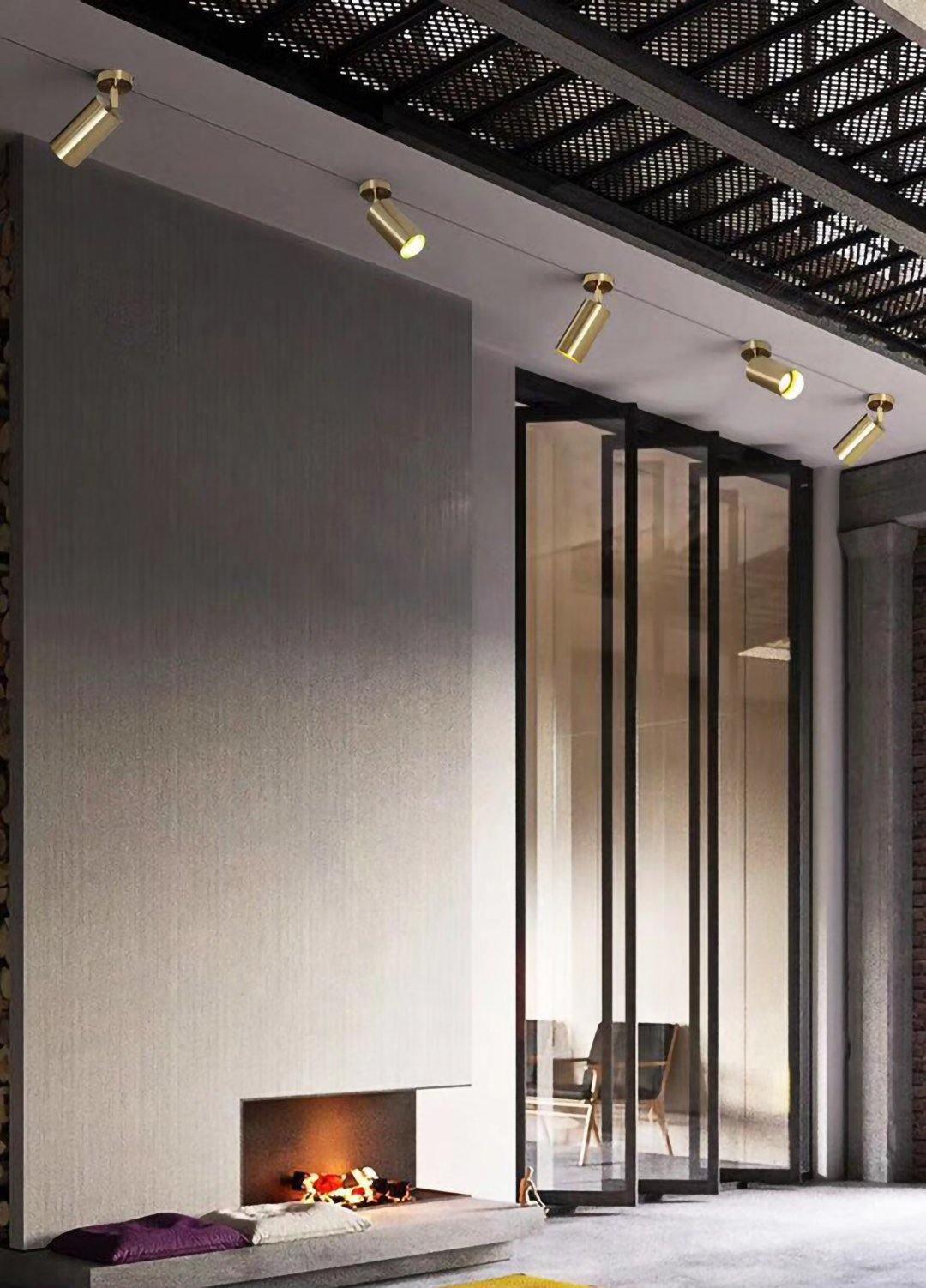 Cacaryra Modern Minimalist Brass Ceiling Lamp