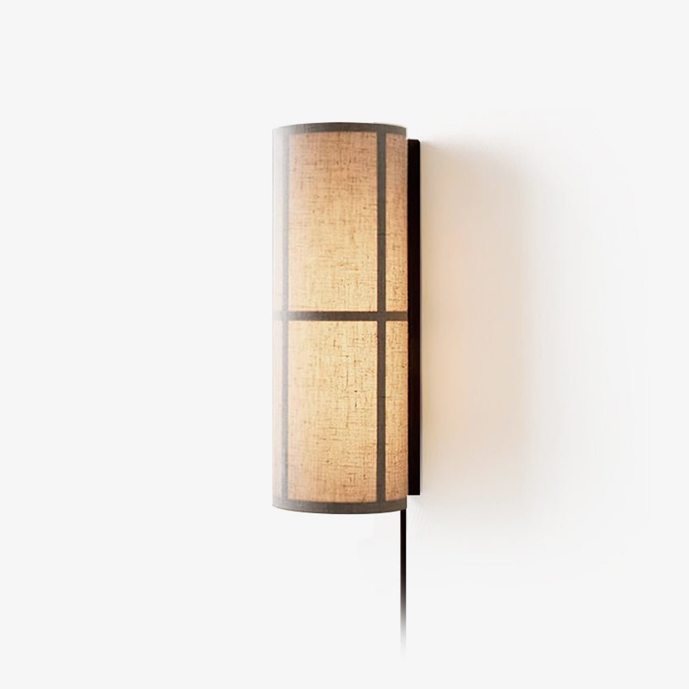 Abeleisa Cylinder Nordic Art Plug-in Fabric Wall Lamp