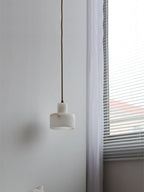 Alabaster  Pendant Lgiht Dual Cylindrical