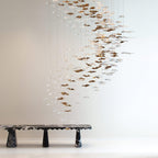 Cezorisra Luxury Brass Linear Chandelier