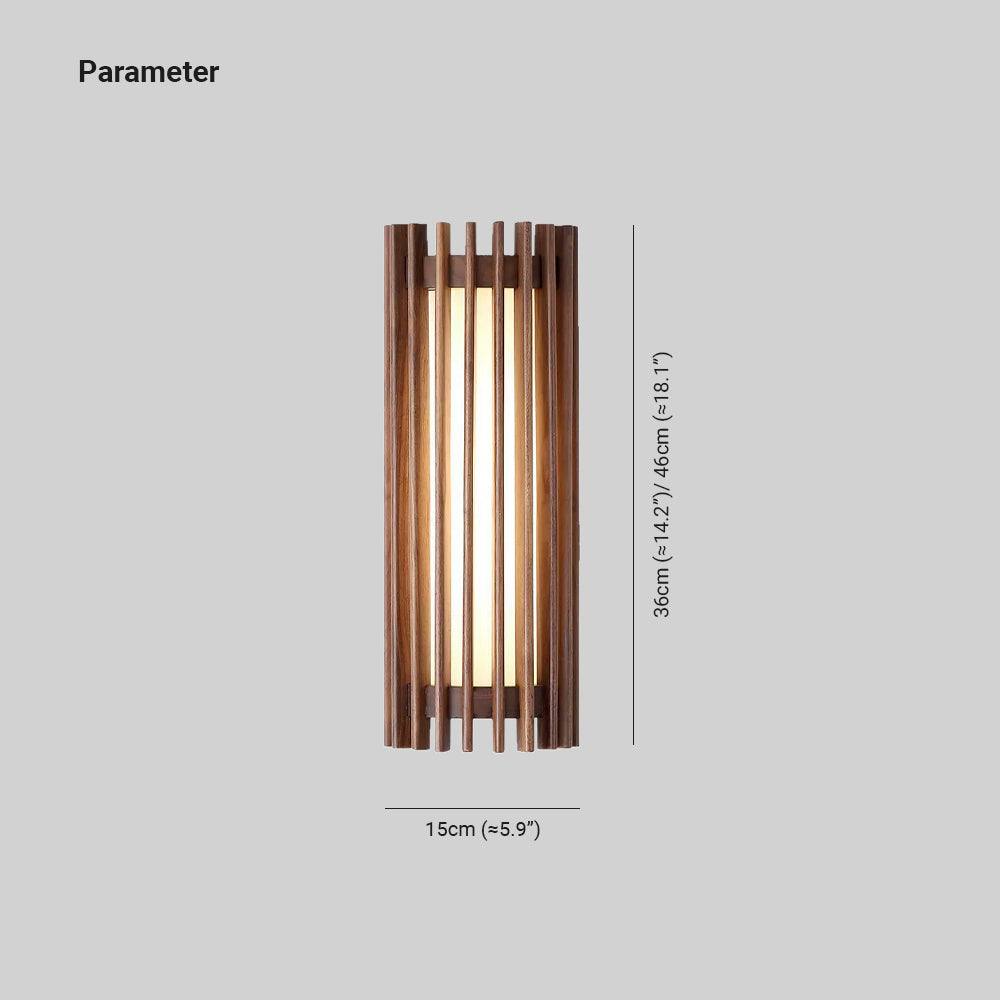 Muto Walnut Indoor Wall Lamp - image 28