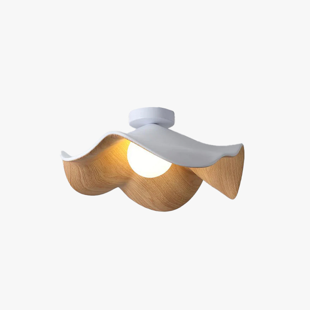 Muto Ceiling Light Wood Black&White - image 1