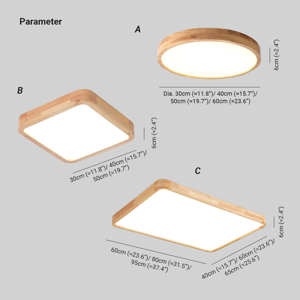 Muto Wooden Geometric Ceiling Light - image 66