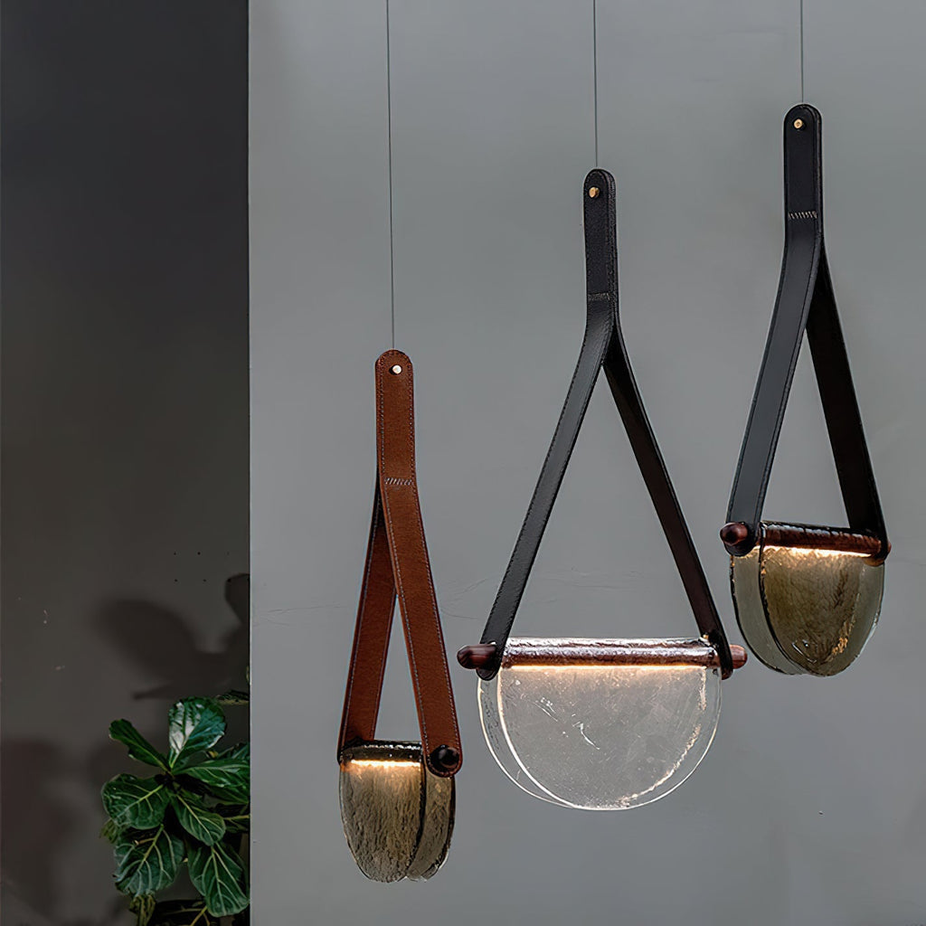 Knack Art Modern Minimalist Glass Pendant Lamp