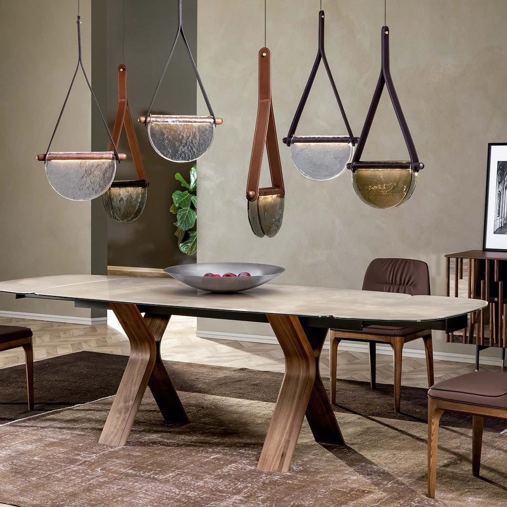 Knack Art Modern Minimalist Glass Pendant Lamp