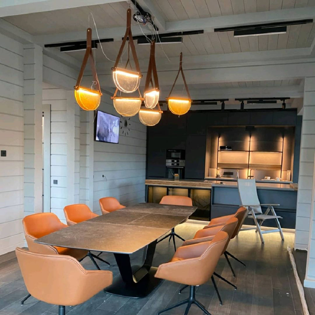 Knack Art Modern Minimalist Glass Pendant Lamp