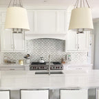Loom Vintage Industrial Brass Fabric Pendant Lamp