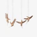 Elsilor Avian-Inspired Wood Pendant Light