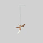 Elsilor Avian-Inspired Wood Pendant Light