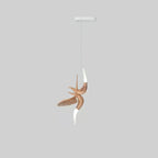 Elsilor Avian-Inspired Wood Pendant Light