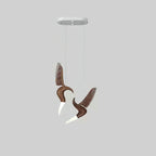 Elsilor Avian-Inspired Wood Pendant Light