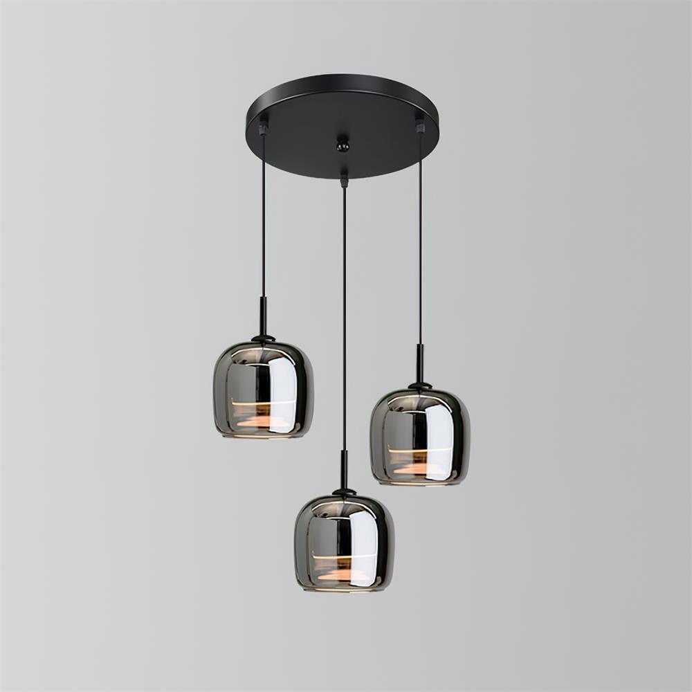 Valentina Minimalist Pendant Light Glass Smoke Gray - image 22