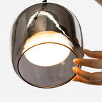 Valentina Minimalist Pendant Light Glass Smoke Gray - image 12