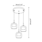 Valentina Minimalist Pendant Light Glass Smoke Gray - image 25