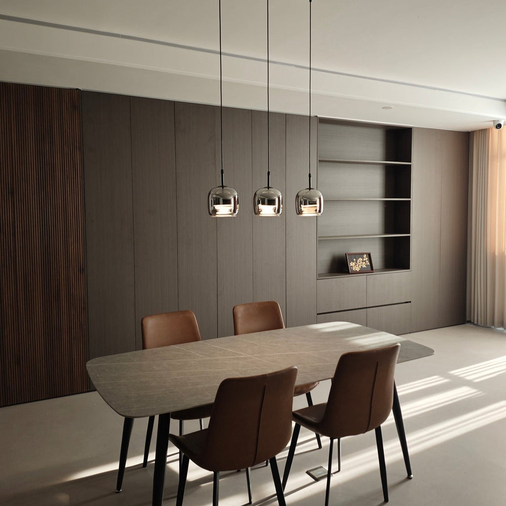 Valentina Minimalist Pendant Light Glass Smoke Gray - image 17