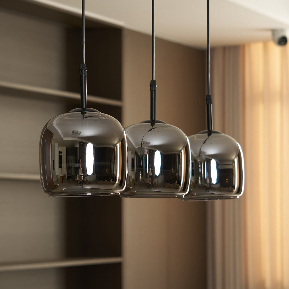 Valentina Minimalist Pendant Light Glass Smoke Gray - image 21