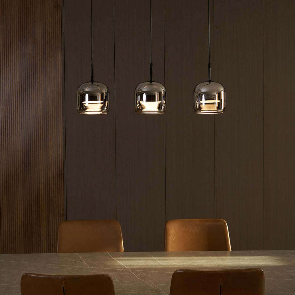 Valentina Minimalist Pendant Light Glass Smoke Gray - image 19