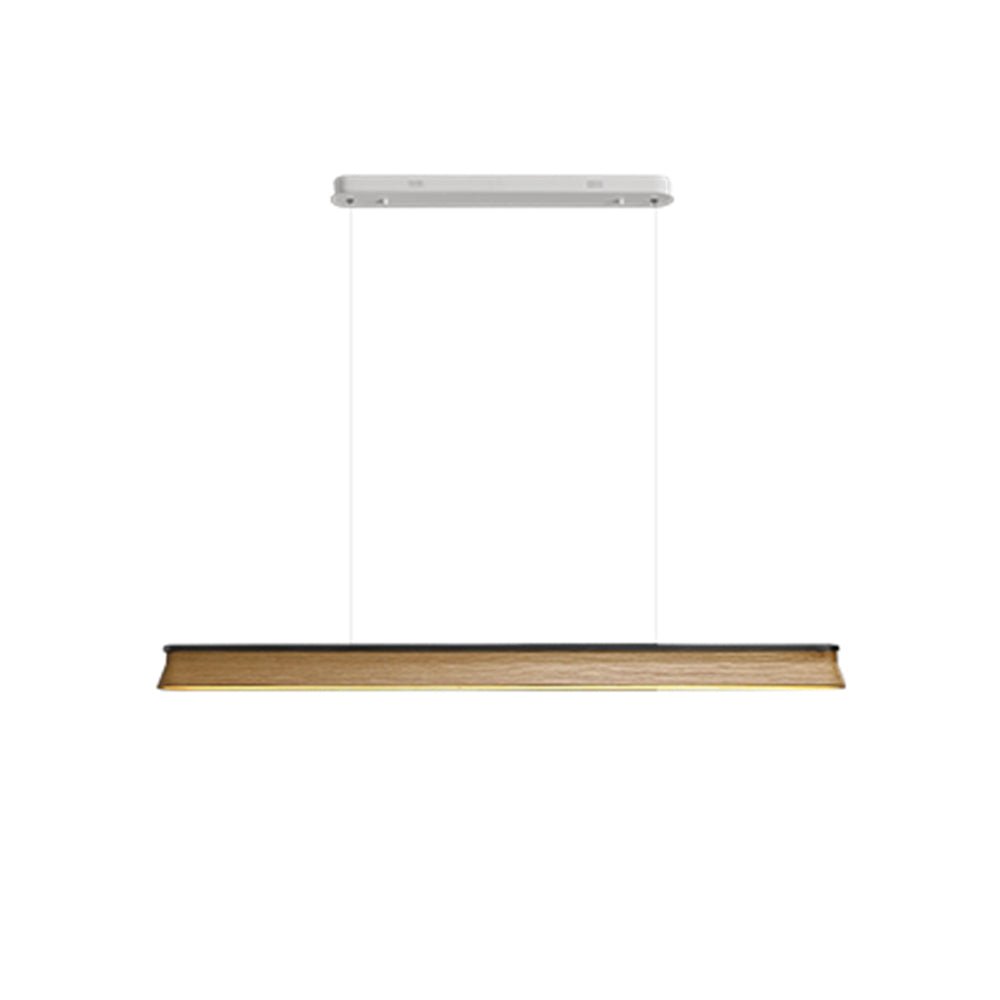Lustra Pendant Lamp Wooden Beam Minimalist