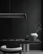 Lustra Pendant Lamp Wooden Beam Minimalist