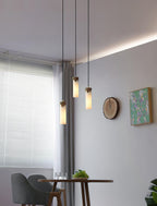 Quiver Modern Minimalist Brass Alabaster Pendant Light